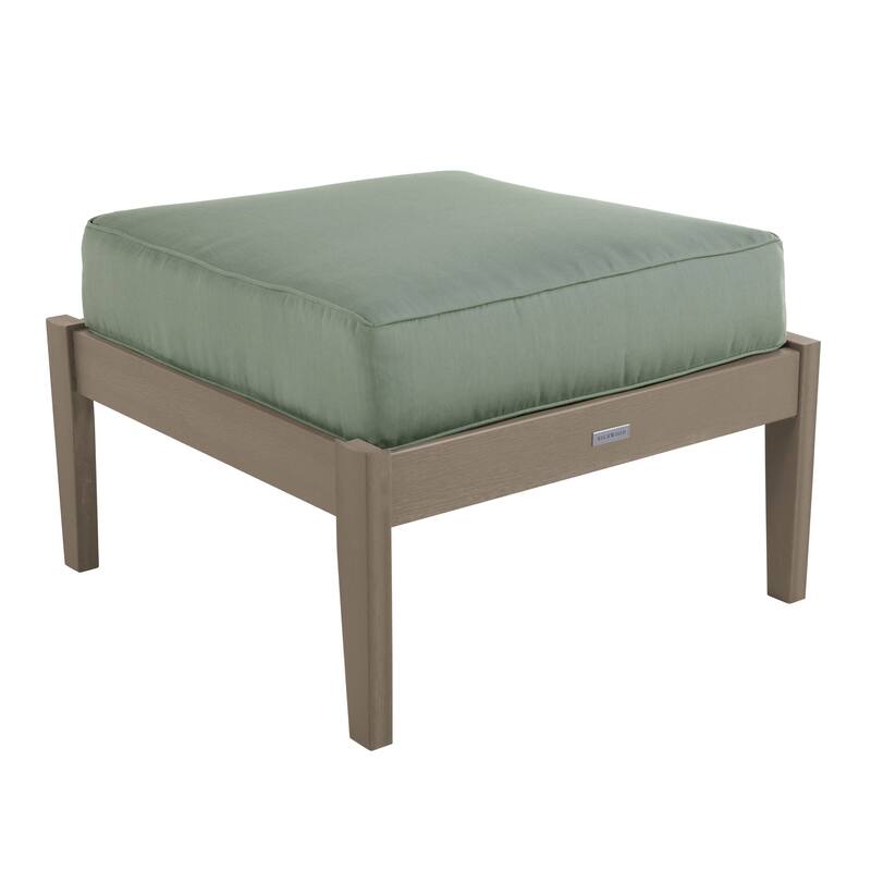 HIGHWOOD Lehigh Deep Seating Ottoman - Canvas Seasalt