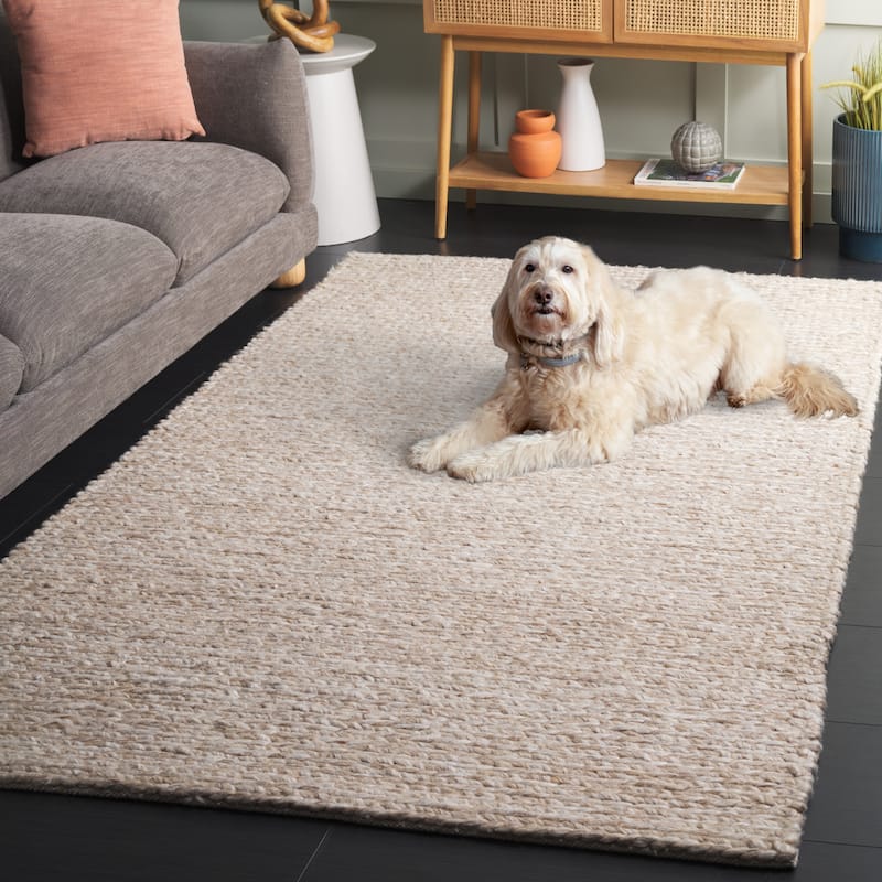 SAFAVIEH Handmade Natura Chisako Transitional Wool Rug