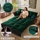 preview thumbnail 48 of 49, 74.8" Queen Pull Out Sofa Bed with Tufted Design and 2 Pillows