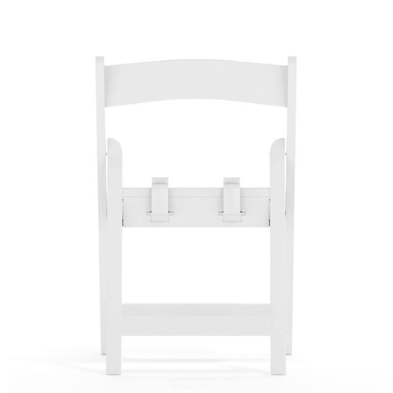 Kids Resin Folding Chair with Vinyl Padded Seat - 12.25"D x 13.25"W x 21"H