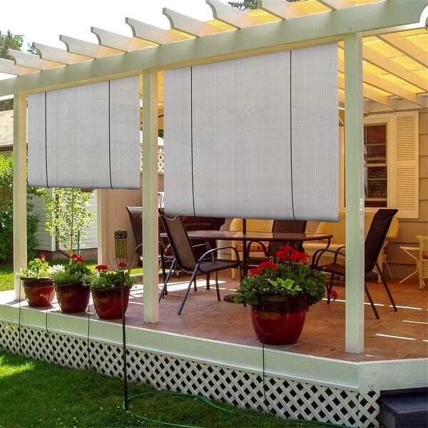 Shop Exterior Roller Shade Blinds Roll up Shade Privacy ...