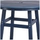 preview thumbnail 89 of 111, Polytrends Laguna Hdpe All Weather Outdoor Patio 35" Round Bar Table