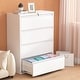 preview thumbnail 1 of 5, 4 Drawer Lateral Filing Cabinet with Lock for Home Office, Lockable Metal Wide Office File Cabinet for Letter/Legal/F4/A4