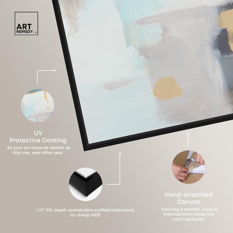 Misty Luxe III Canvas by Art Remedy