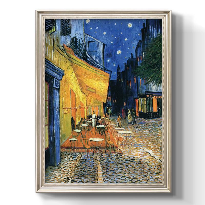 Cafe Terrace  Premium Framed Canvas- Ready to Hang
