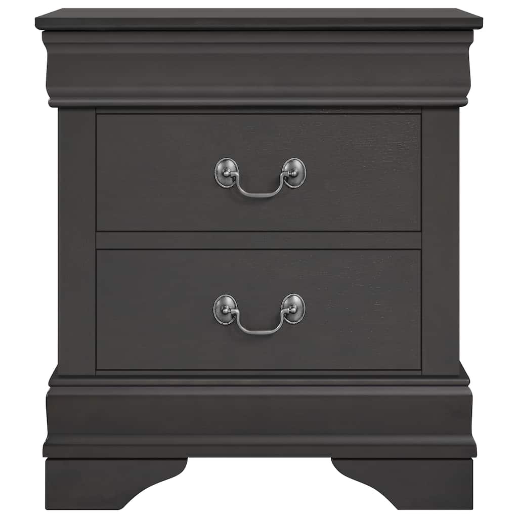 Yaheetech Modern 2-drawer Classic Nightstand Painted Bedside Table with Storage