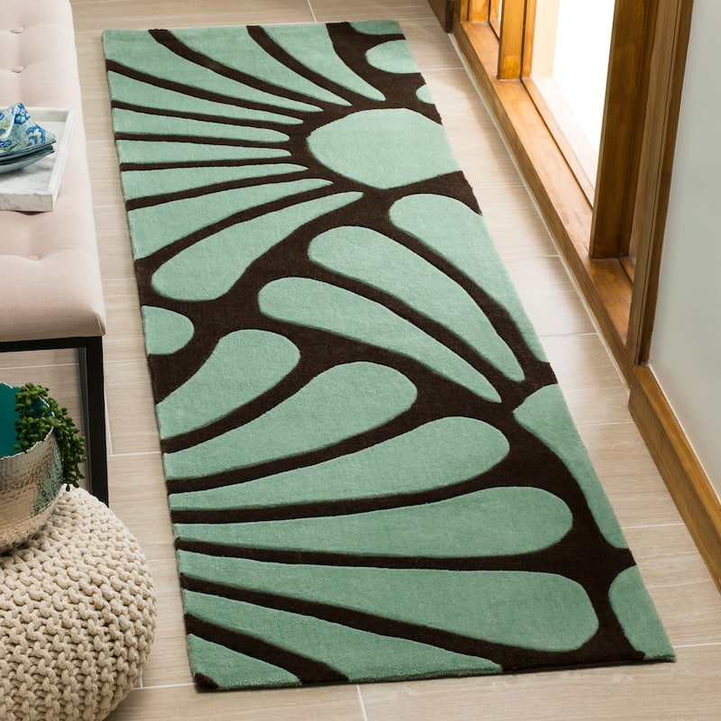 SAFAVIEH Handmade Modern Art Meiko Modern Polyester Rug