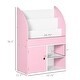 preview thumbnail 3 of 5, Kids Toy Storage Organizer & Bookshelf with Shelves & Cabinet