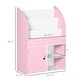 preview thumbnail 2 of 10, Multi-Purpose Kids Toy Storage Organizer Bookshelf with Cabinet