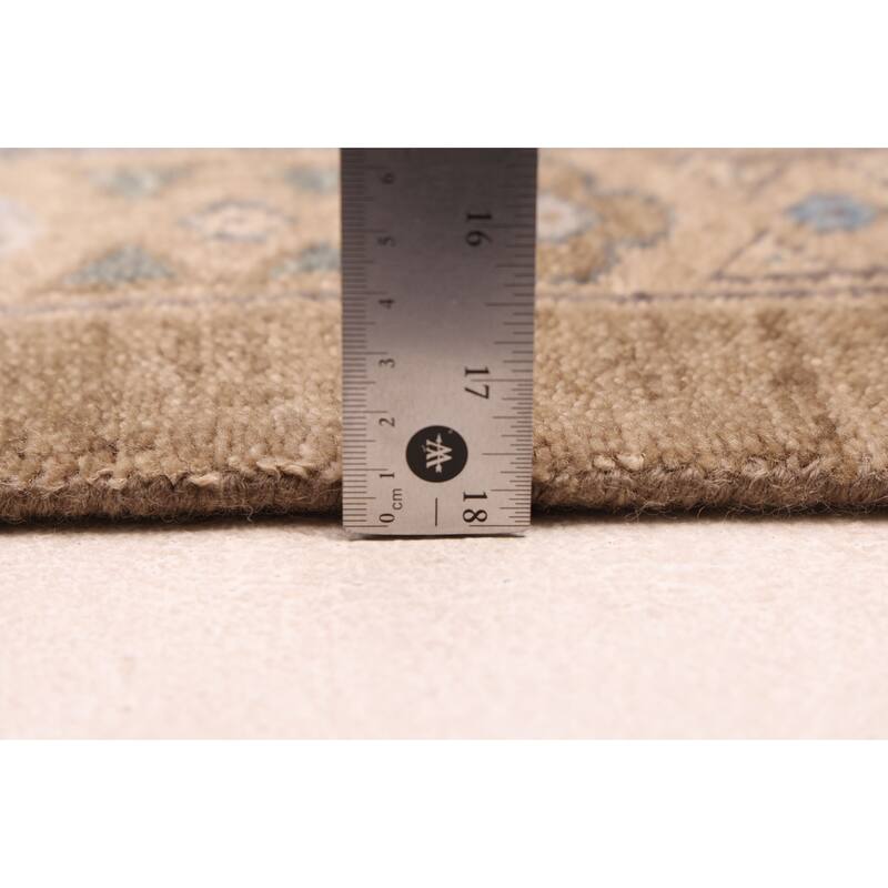 ECARPETGALLERY Hand-knotted Jules Sultane Light Grey Wool Rug - 10'0 x 13'10