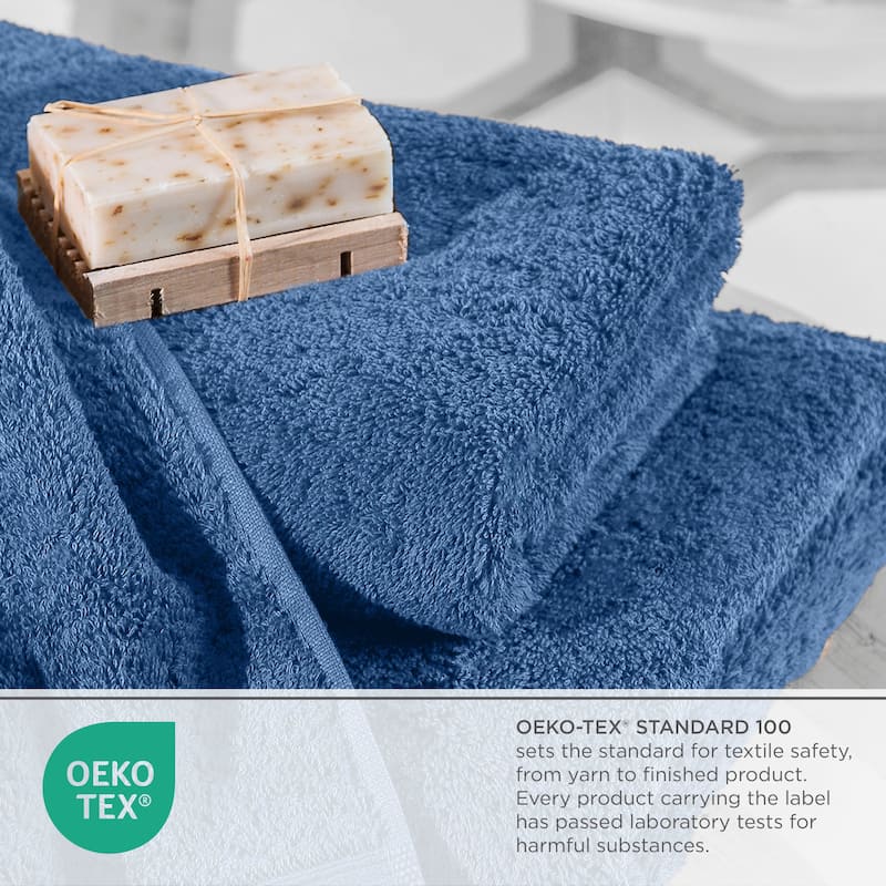 Superior Miami 100% Cotton 6-Piece Towel Set - Lightweight & Quick Drying
