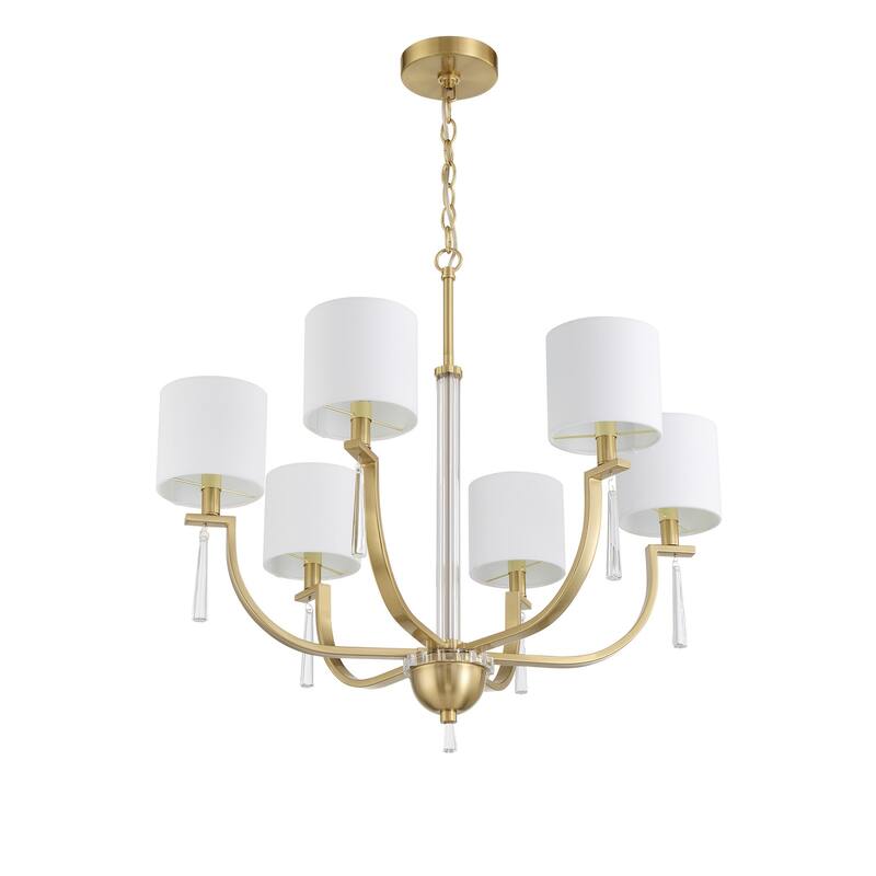 Craftmade 58226 Fortuna 6 Light 28" Wide Chandelier
