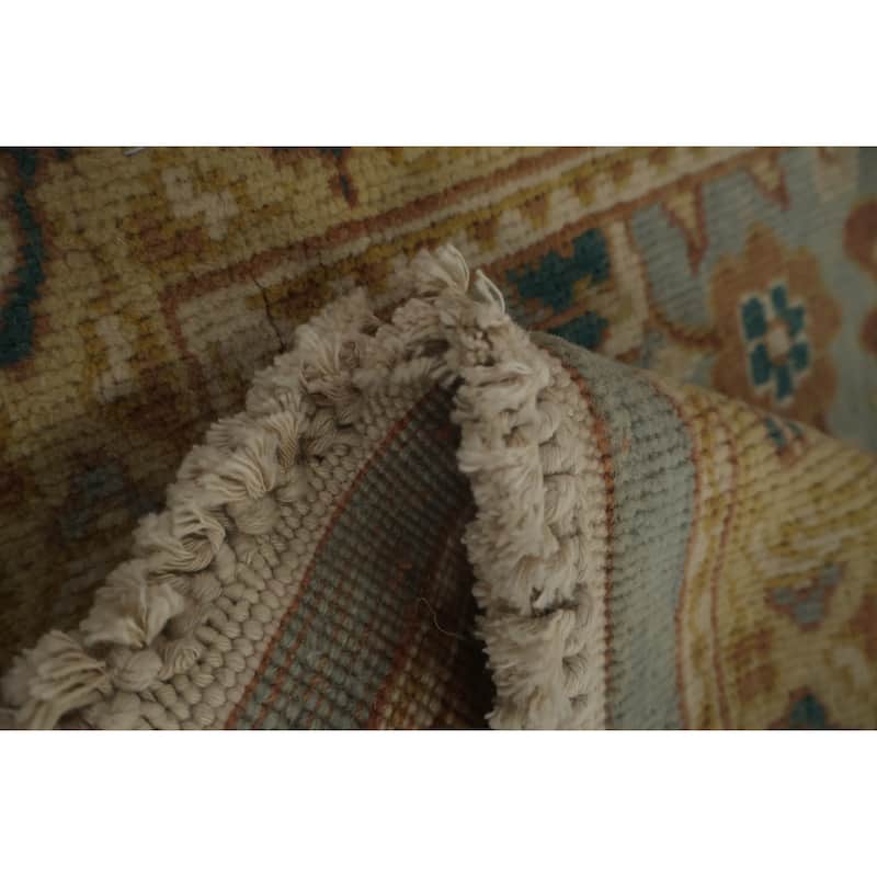 Hand Knotted Oriental 100% Wool Carpet Traditional All-Over Navy Blue & Blues Ziegler Area Rug - 3' 1'' X 2' 0''