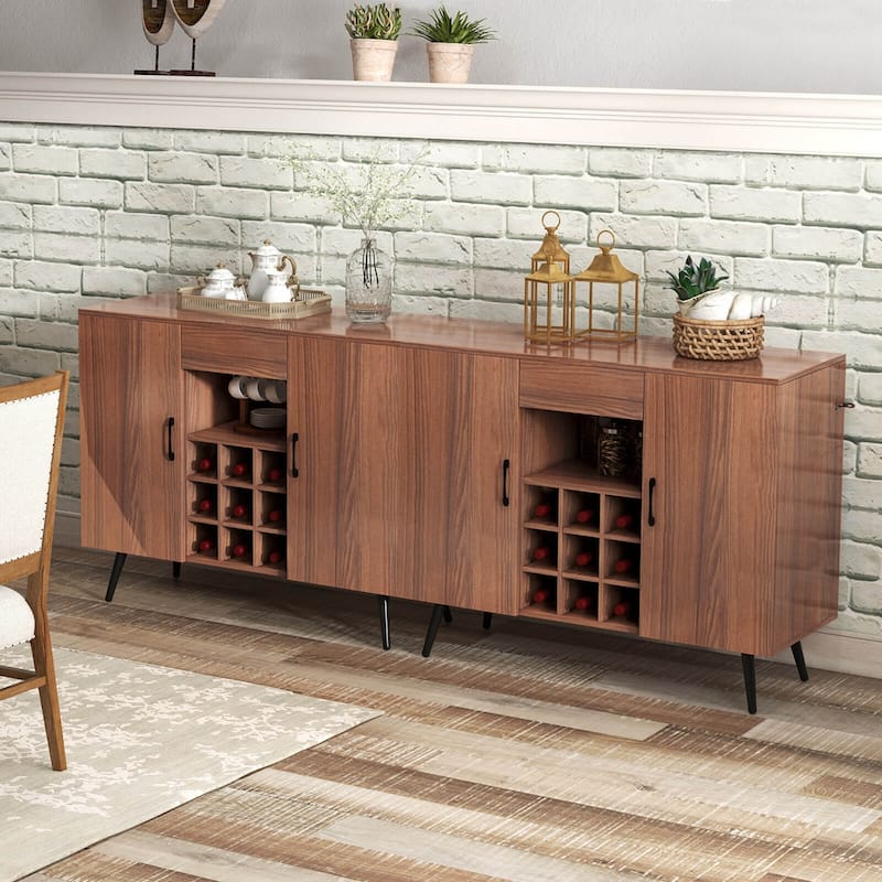 Costway Buffet Sideboard Cabinet Wine Bar Cabinet with Drawer & - See Details