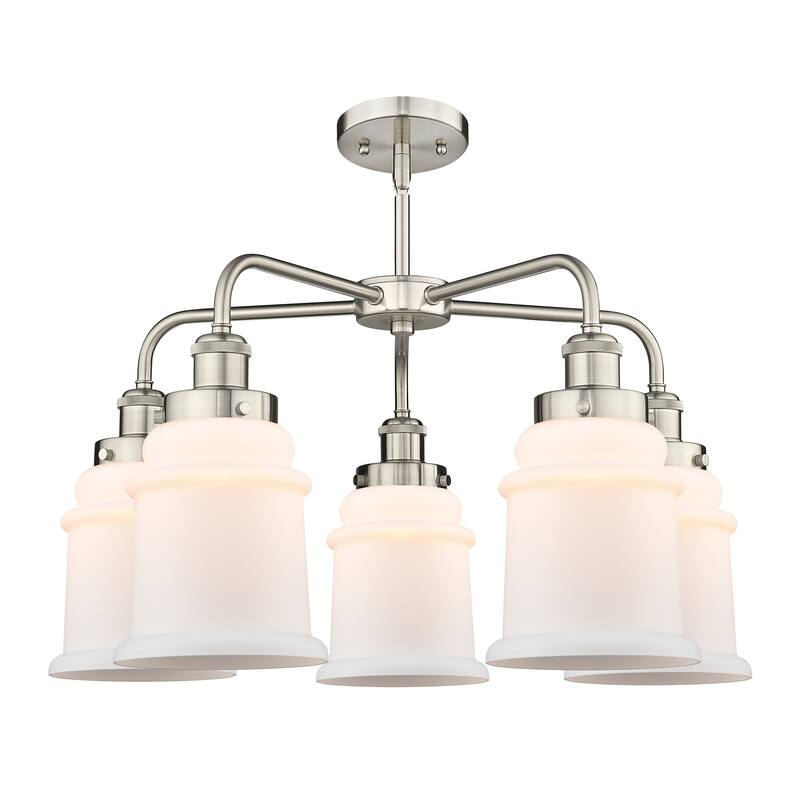 Innovations Lighting Canton - 5 Light 24" Stem Hung Chandelier