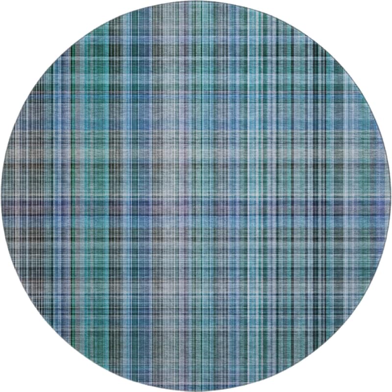 Premium Washable Super Soft Plaid Mayfield Rug