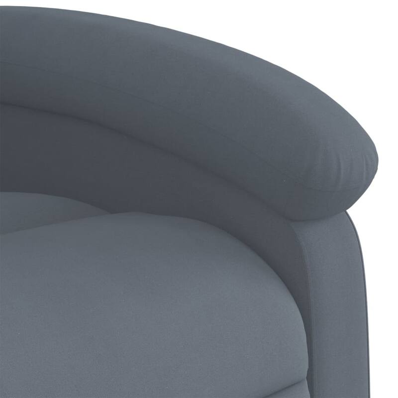 vidaXL Massage Recliner Chair Wingback Reclining Armchair for Elderly Velvet