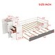 preview thumbnail 14 of 28, With Trundle Bed Wooden Twin Size Platform Bed with Storage Cabinet