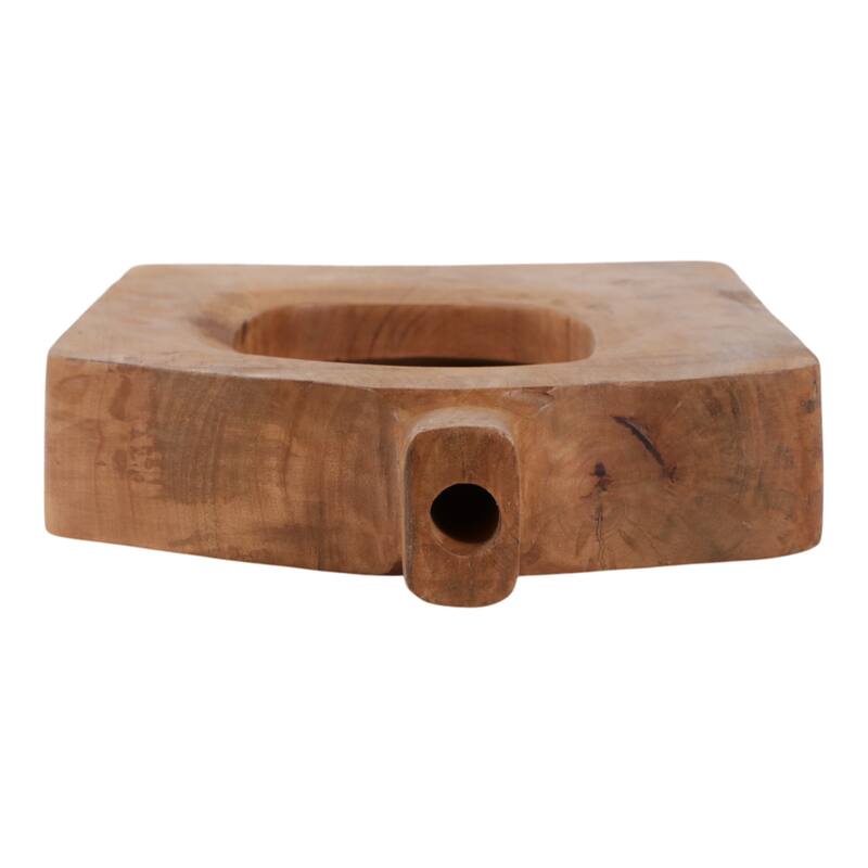 Wood Decorative Vase Cutout Center Tall Stylish Statement Decor