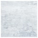 SAFAVIEH Brentwood Malissie Modern Abstract Rug - 6'7" x 6'7" Square - Ivory/Grey