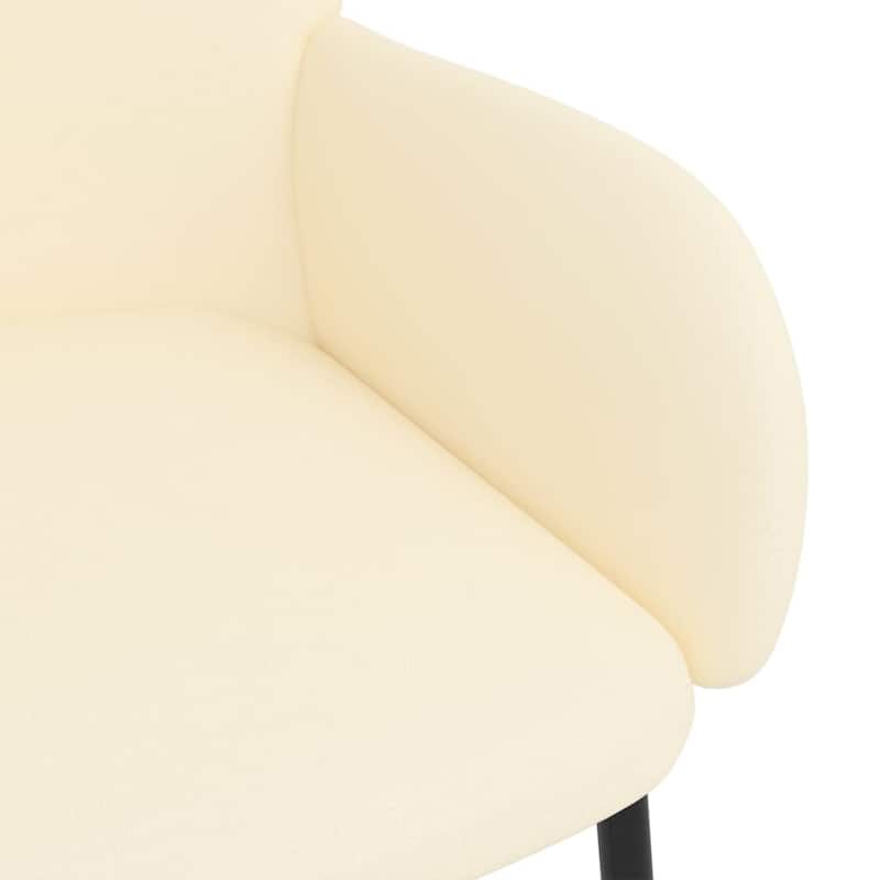 vidaXL Dining Chairs 2 Pcs Modern Accent Chair for Living Room Faux Leather - 22.8" x 22.4" x 30.9"