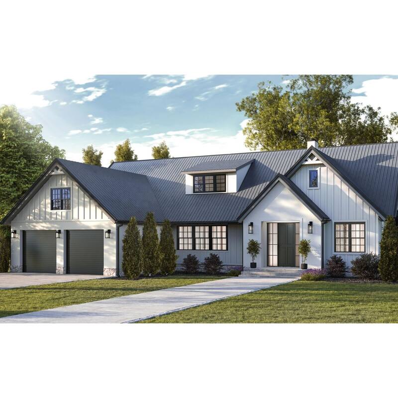 Walcott One-Light Textured Black Modern Farmhouse Outdoor Large Wall Lantern - 8.25 in x 8.25 in x 20 in