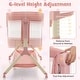 preview thumbnail 11 of 16, Height Adjustable Bedside Sleeper with Storage Bag and Soft Mattress for Baby - 24.5" x 40" x 29.5"-34.5"