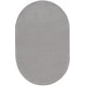 preview thumbnail 67 of 181, Nourison Essentials Solid Contemporary Indoor/Outdoor Area Rug 6' x 9' Oval - Silver
