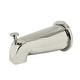preview thumbnail 7 of 7, Kingston Brass Showerscape Diverter Tub Spout with Flange Polished Nickel