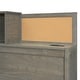 preview thumbnail 15 of 15, Full Size Platform Daybed Frame Storage Bed Relaxation Daybed Multifunctional Daybed with Center Legs & Slat Support - Grey