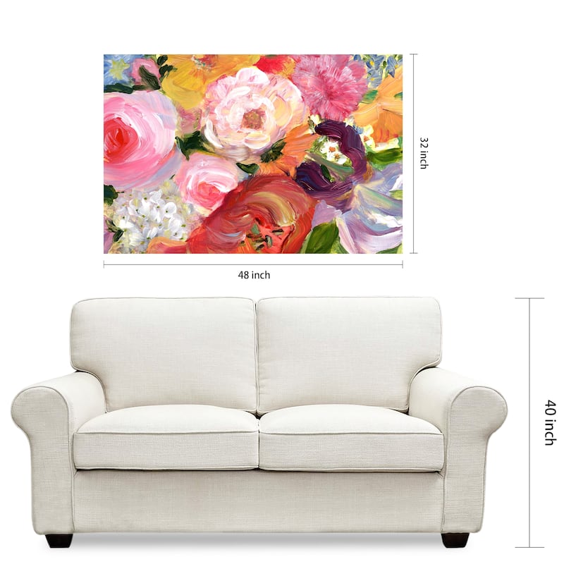 Empire Art Direct Blossom Symphony I Printed Tempered Glass Wall Art