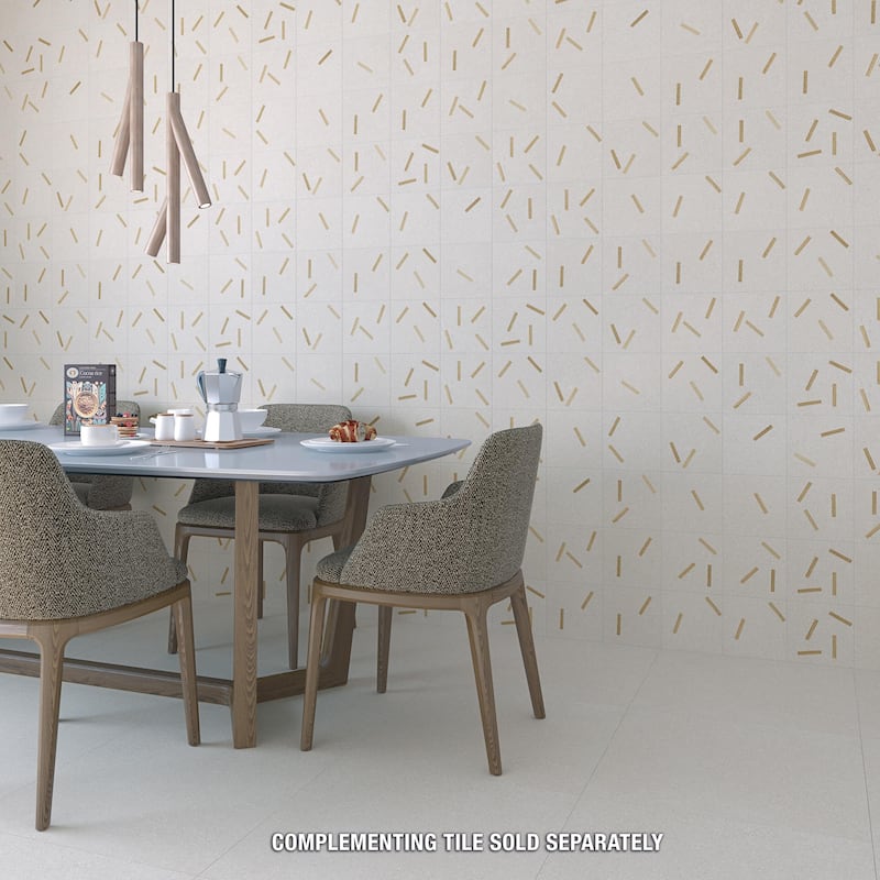 Merola Tile Komi Maolan Beige 7-7/8" x 7-7/8" Porcelain Floor and Wall Tile