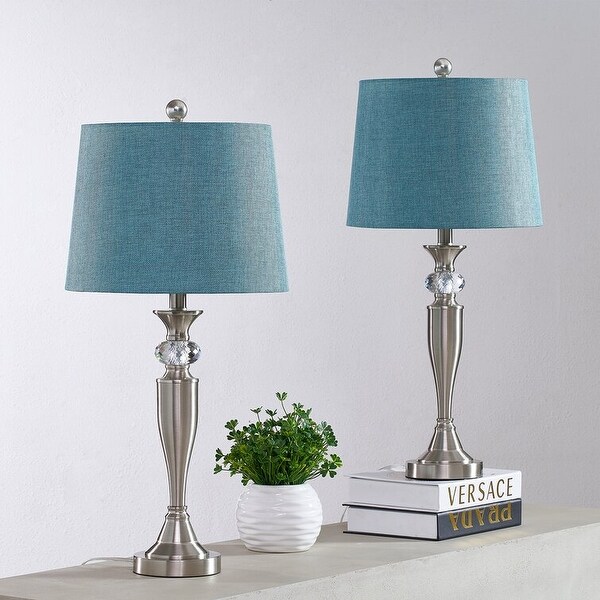 Nickel bedside lamps cheap