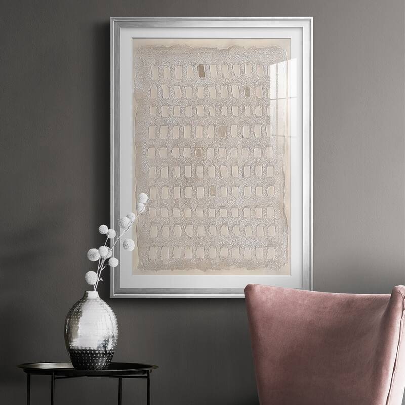 Pearl Punch Card I Premium Framed Print - Ready to Hang