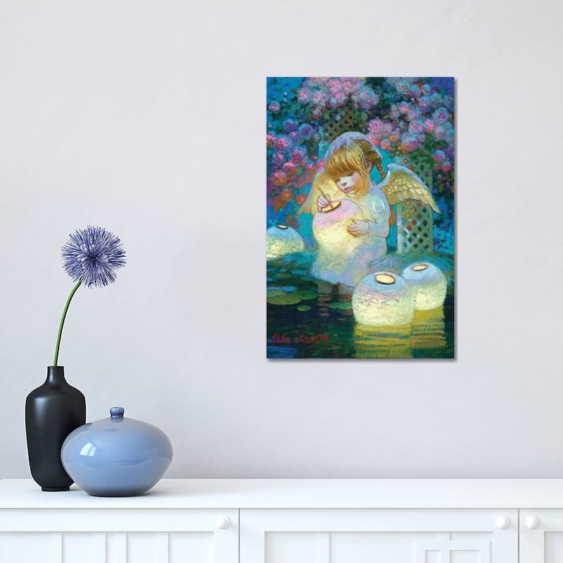 iCanvas "Rose Garden Lights" by Victor Nizovtsev Canvas Print - 18x12x1.5