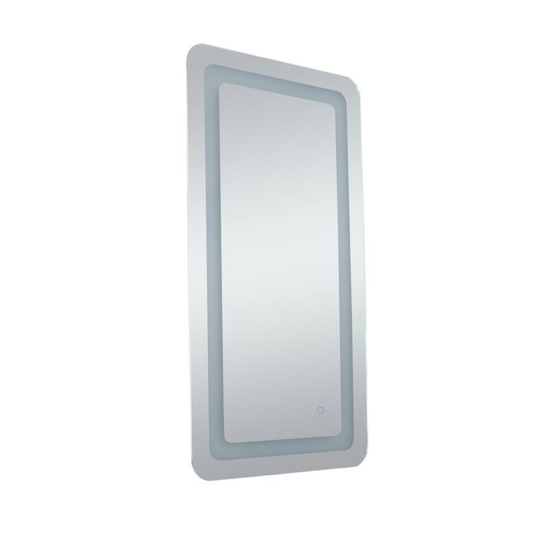 Indigo Home 27in x 40in soft edge LED mirror