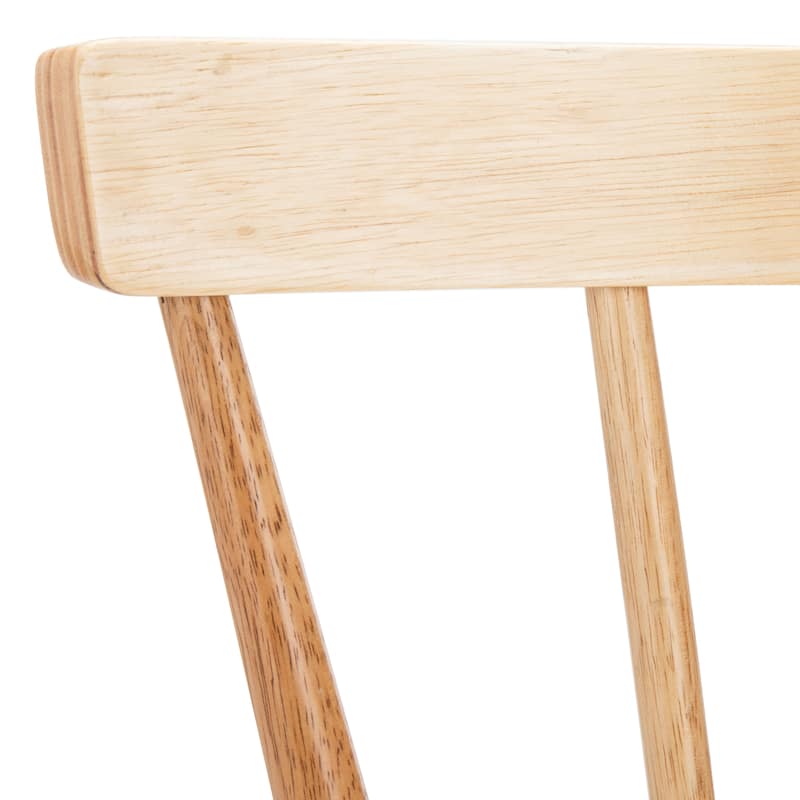 SAFAVIEH Signa Spindle Farmhouse Dining Chair (Set of 2) - 20" W x 20" D x 33" H - 20"W x 20"D x 33"H