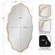 preview thumbnail 14 of 15, Kate and Laurel Viona Oval Scalloped Mirror