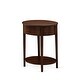 preview thumbnail 17 of 28, 3 Pc Bed Set - Bed Frame with Brown Linen Fabric Padded - Button Tufted Headboard - 2 Wooden Nightstand (Bed Size Options)