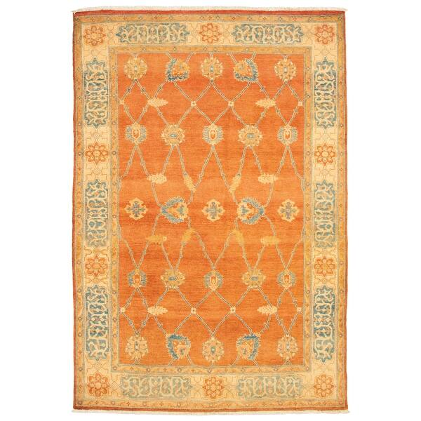 318357 eCarpet Gallery Area Rug for Living Room Hand-Knotted Wool Rug Bedroom Peshawar Oushak Bordered Black Rug 6'0 x 8'10 318357 eCarpet Gallery Area Rug for Living Room Hand-Knotted Wool Rug Bedroom Peshawar Oushak Bordered Black Rug 6'0 x 8'10