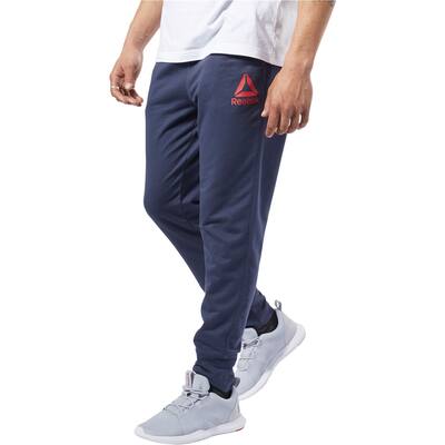 Reebok Mens Essentials Athletic Jogger Pants, Blue, Large