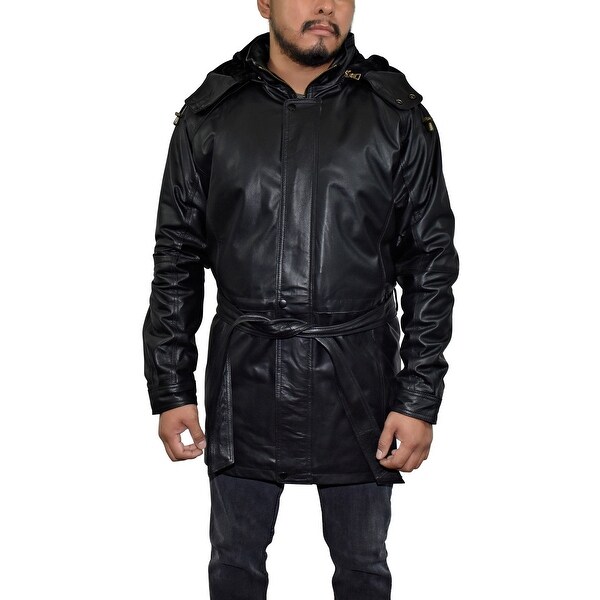 three quarter leather coats