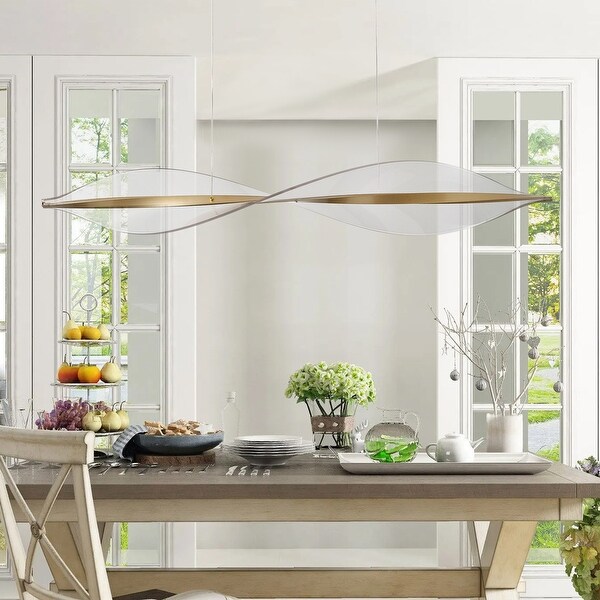 Acrylic and gold pendant light new arrivals