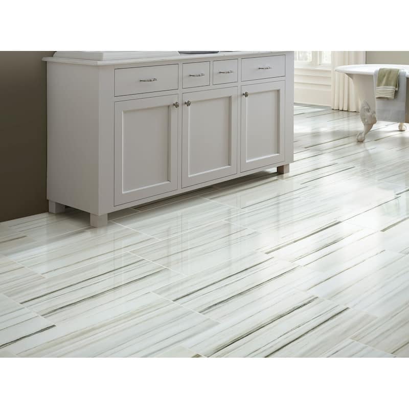 Shaw CS34W Range - 12" x 24" Rectangle Floor Tile - Matte Marble