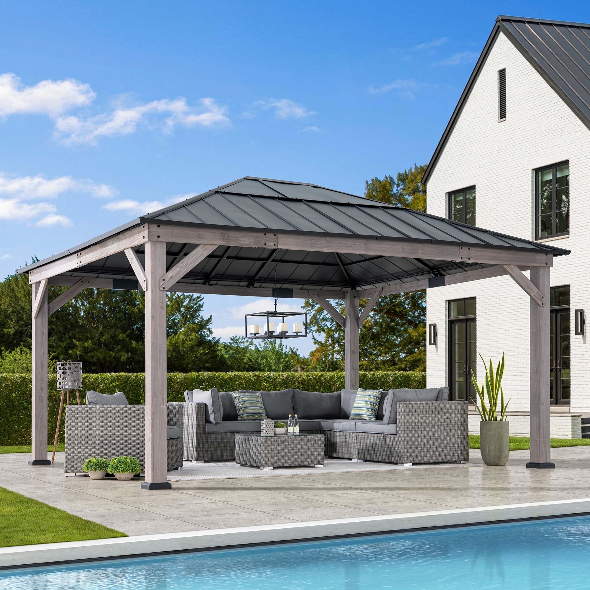 Sunjoy 12x12 gazebo new arrivals