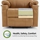 preview thumbnail 74 of 77, MCombo Electric Power Lift Recliner Chair Sofa with Massage and Heat, 3 Positions, USB Ports, Faux Leather