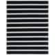 preview thumbnail 9 of 12, SAFAVIEH Handmade Metro Tietje Stripe Wool Rug 8' x 10' - Black/Ivory - Rectangle