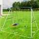 preview thumbnail 6 of 5, 9.5' Tall Swing Sets for Backyard, Heavy Duty Metal Swingset Outdoor for Kids