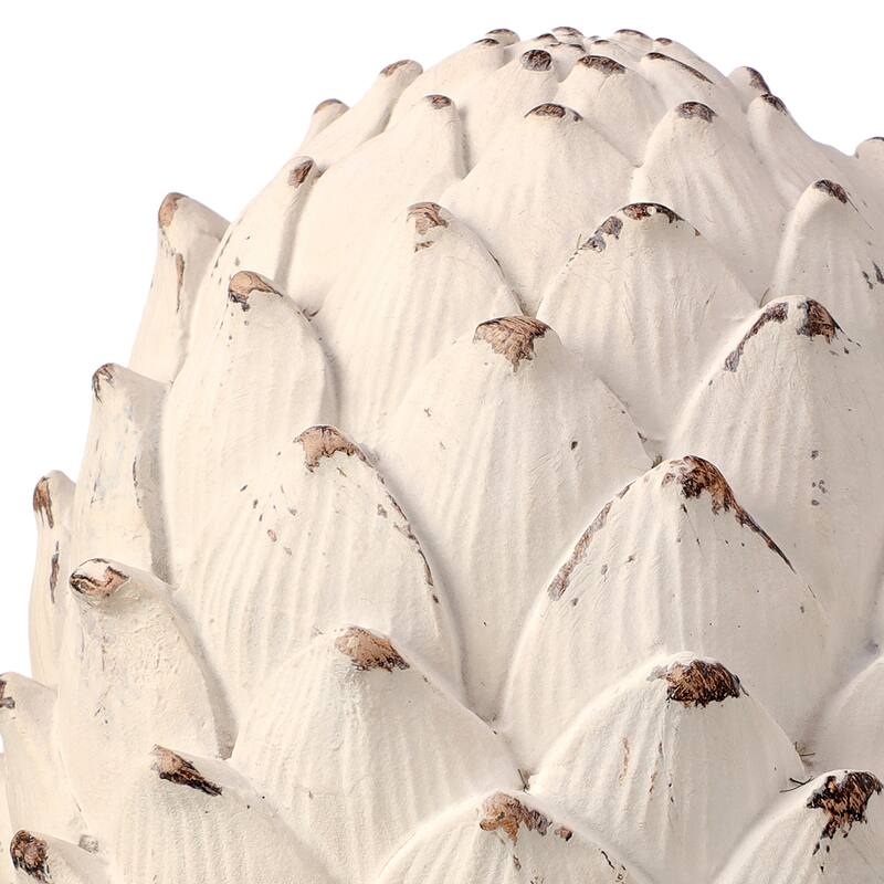 6" Resin Weathered Artichoke Pedestal