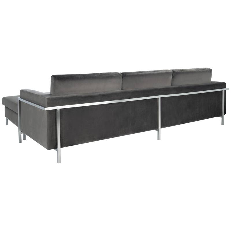 SAFAVIEH Couture Camila Sectional Sofa - 106"W x 37"D x 32"H